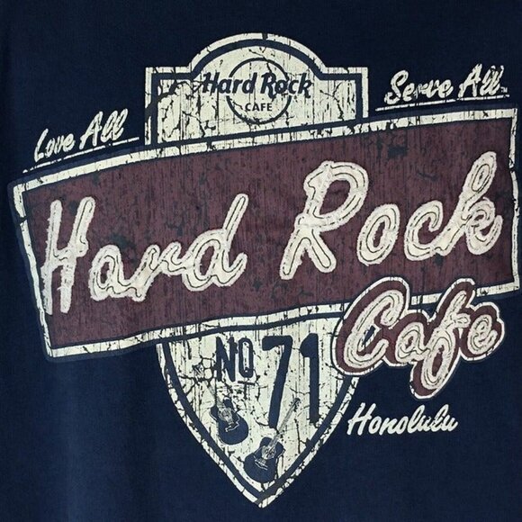 Hard Rock Cafe Other - Hard Rock Cafe Mens Honolulu TShirt Size Large 3 D Letters Graphic Tee Rare